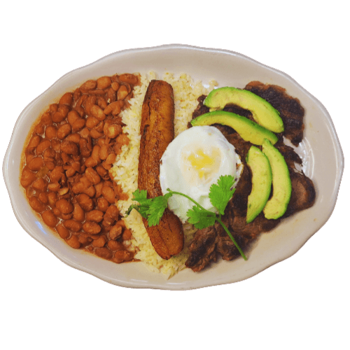 Plato Montañero Beef at Tu Casa Restaurantes